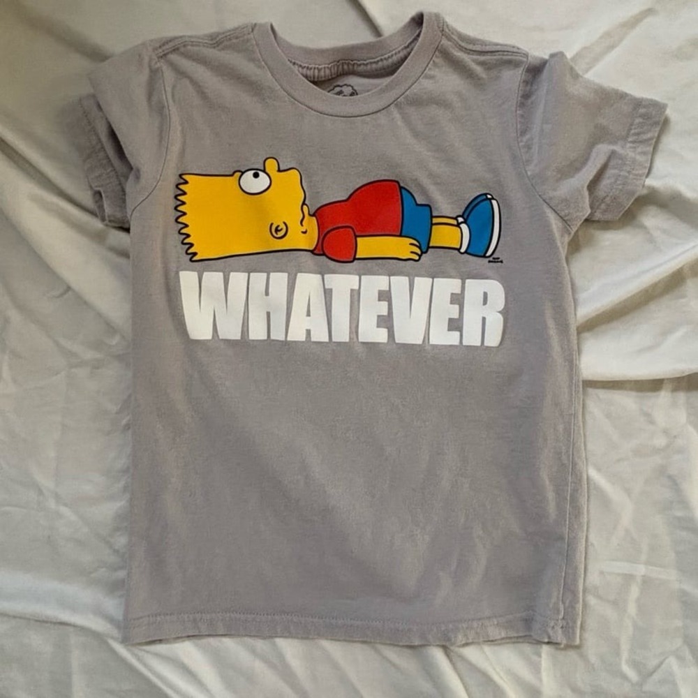 New- The Simpsons Boys tshirt size S 6/7 - Picture 2 of 4